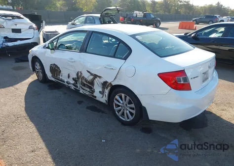 2012 Honda Civic Ex-L из США, поврежденный, VIN 2HGFB2F94CH598973